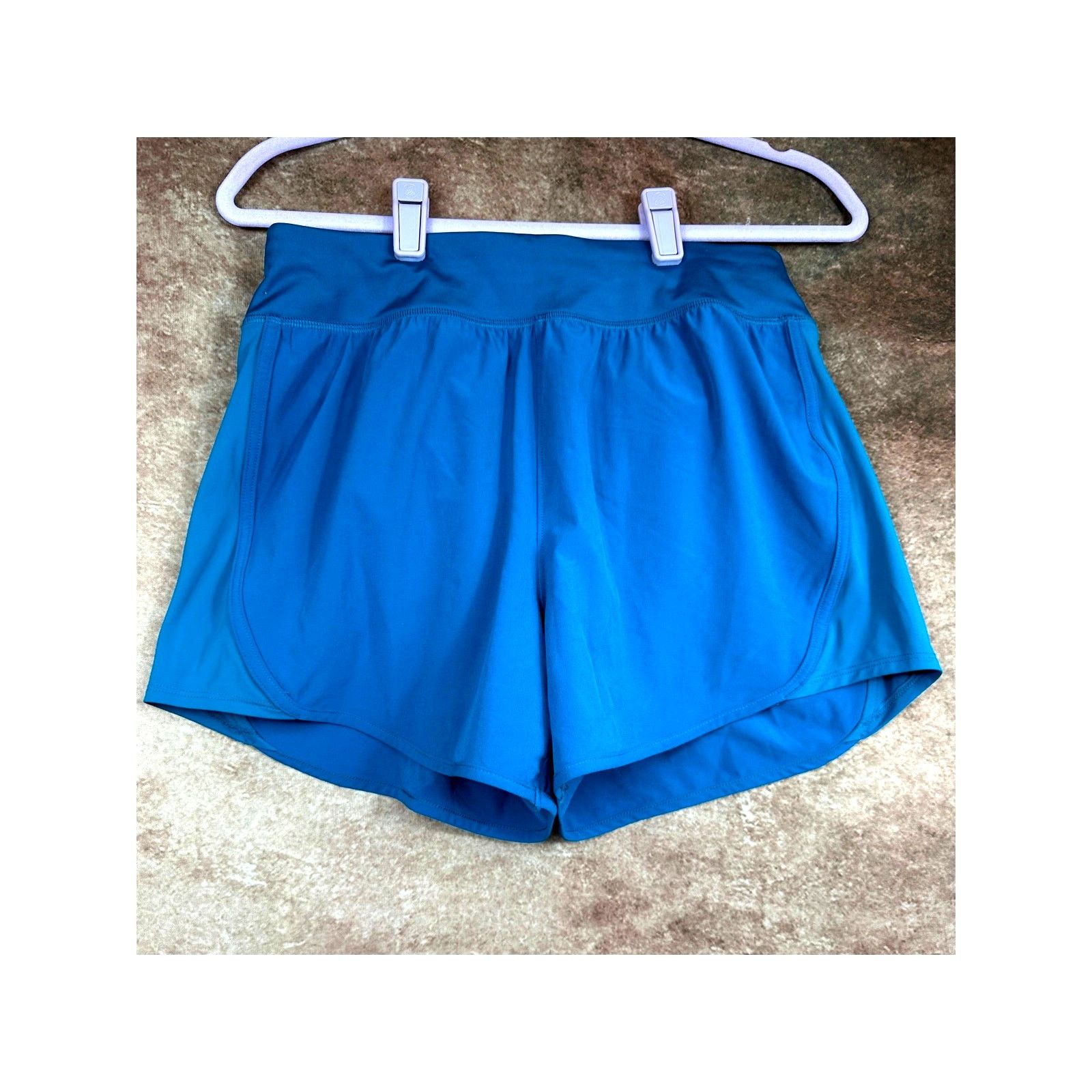 Other All in Motion Athletic Zip Pocket Elastic Waist Short Teal S Size 28" / US 6 / IT 42 - 2 Thumbnail