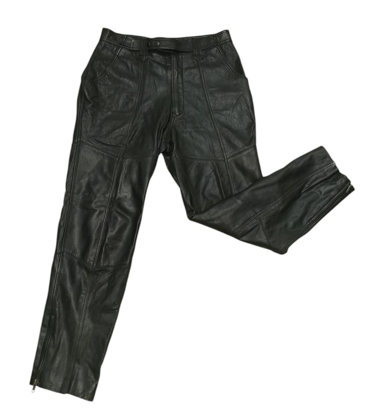 Japanese Brand × Leather × The Unbranded Brand Leather Pants Size US 31 - 5 Thumbnail
