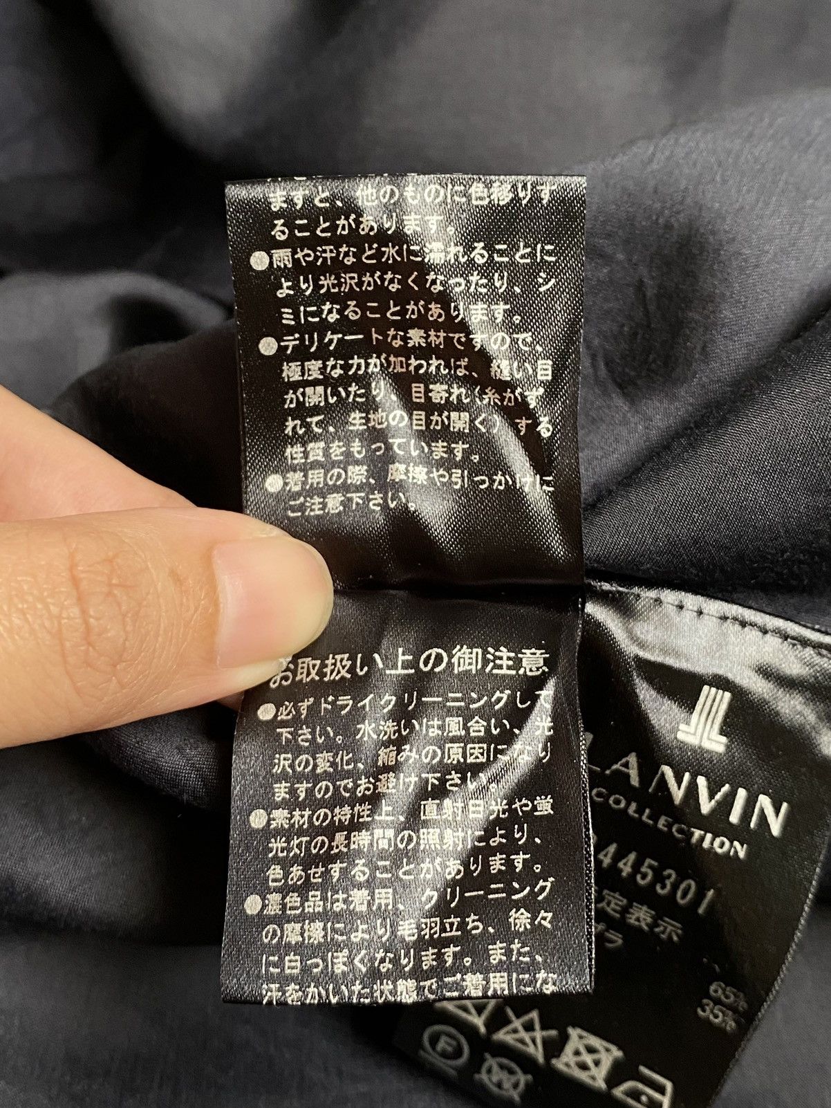 Lanvin LANVIN Collection Navy Dress Size XXL / US 16-18 / IT 52-54 - 8 Thumbnail