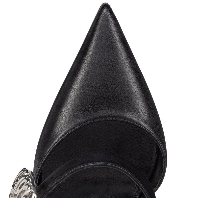 Christian Louboutin os11x0526 Giddylina Lambskin 100mm Pumps in Black Size US 8 / IT 38 - 4 Thumbnail