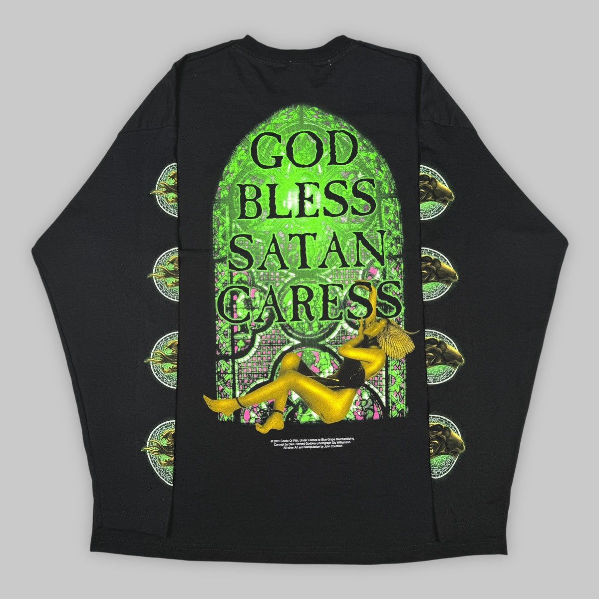 Band Tees Vintage 2001 Cradle Of Filth ‘Satan Caress’ Longsleeve Shirt Size US XL / EU 56 / 4 - 2 Thumbnail