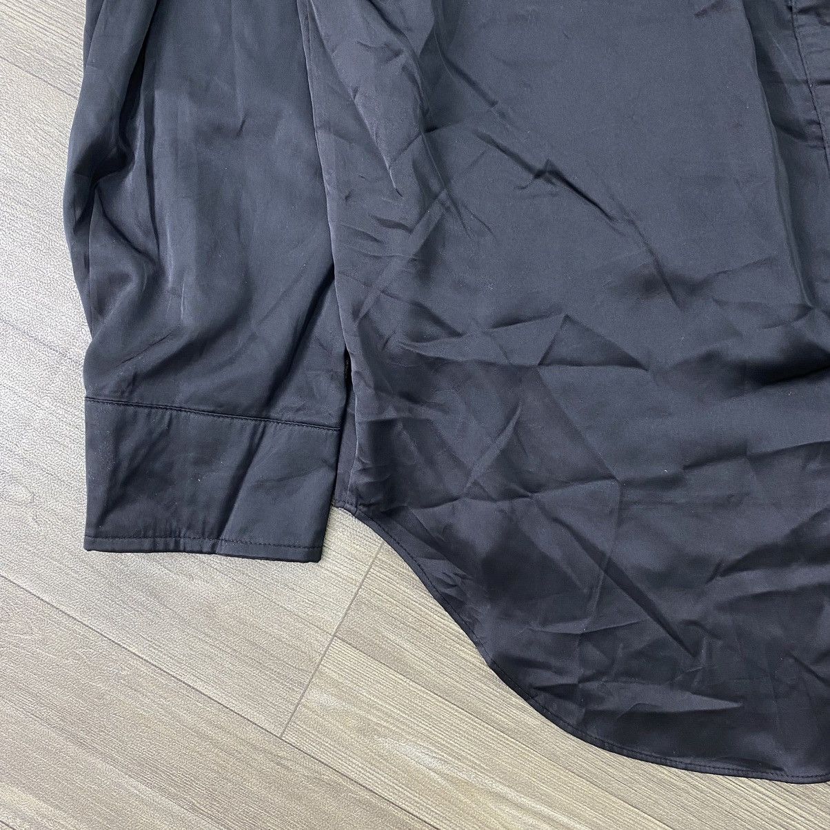 Alexander Wang Vintage Alexander Wang Silk Luxury Black Button Up Shirt Size M / US 6-8 / IT 42-44 - 7 Thumbnail