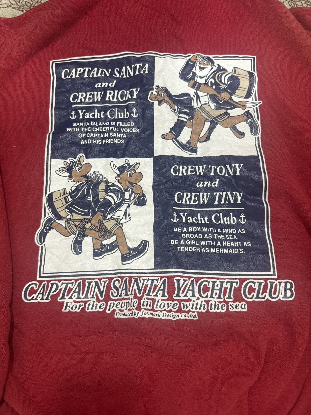Captain Santors × Vintage Vintage Captain Santa Yatch Club Faded Zipper Hoodie Size US M / EU 48-50 / 2 - 2 Thumbnail
