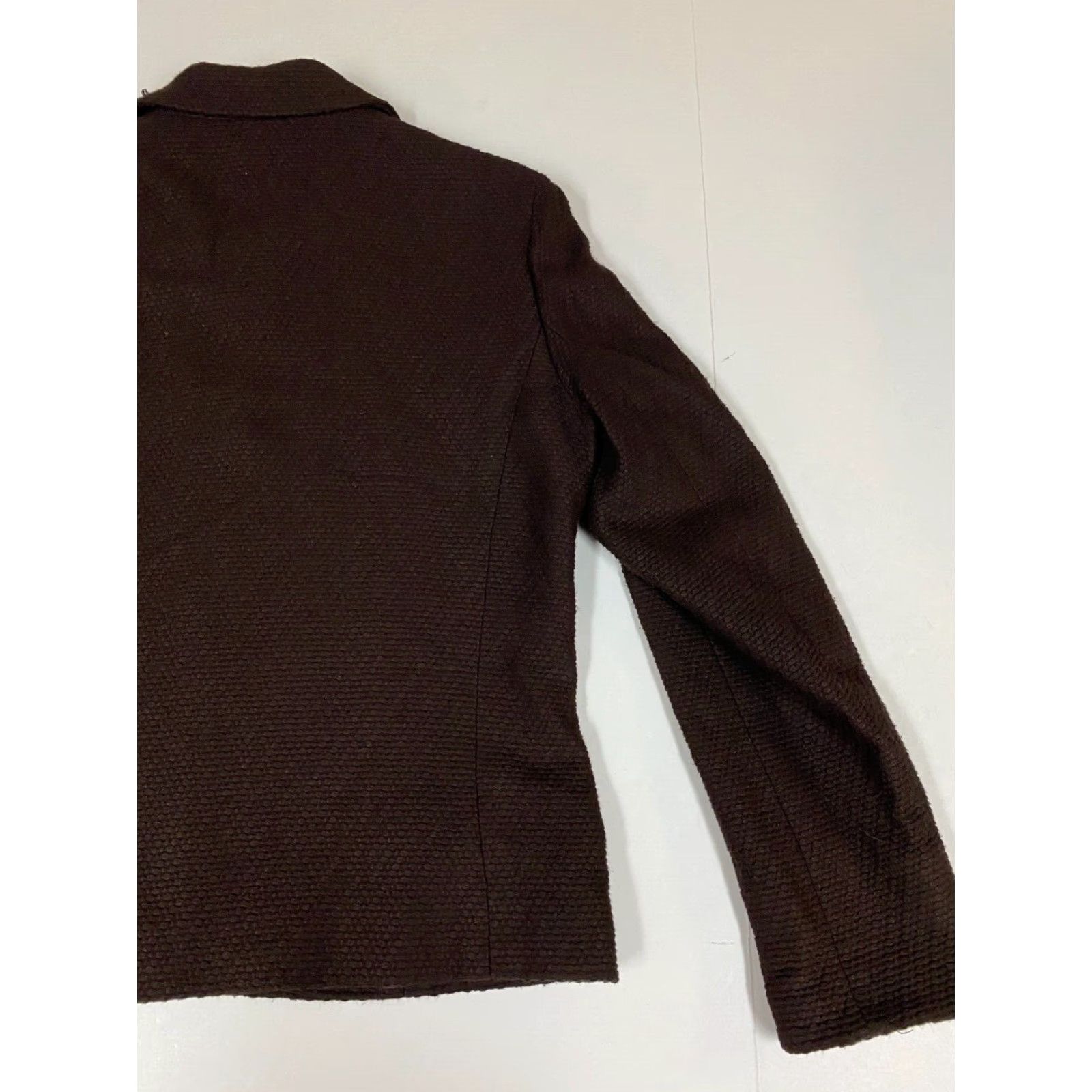 Preston & York Preston & York Womens Jacket Brown Full Zip Buckle Mid-Length Size M / US 6-8 / IT 42-44 - 6 Thumbnail