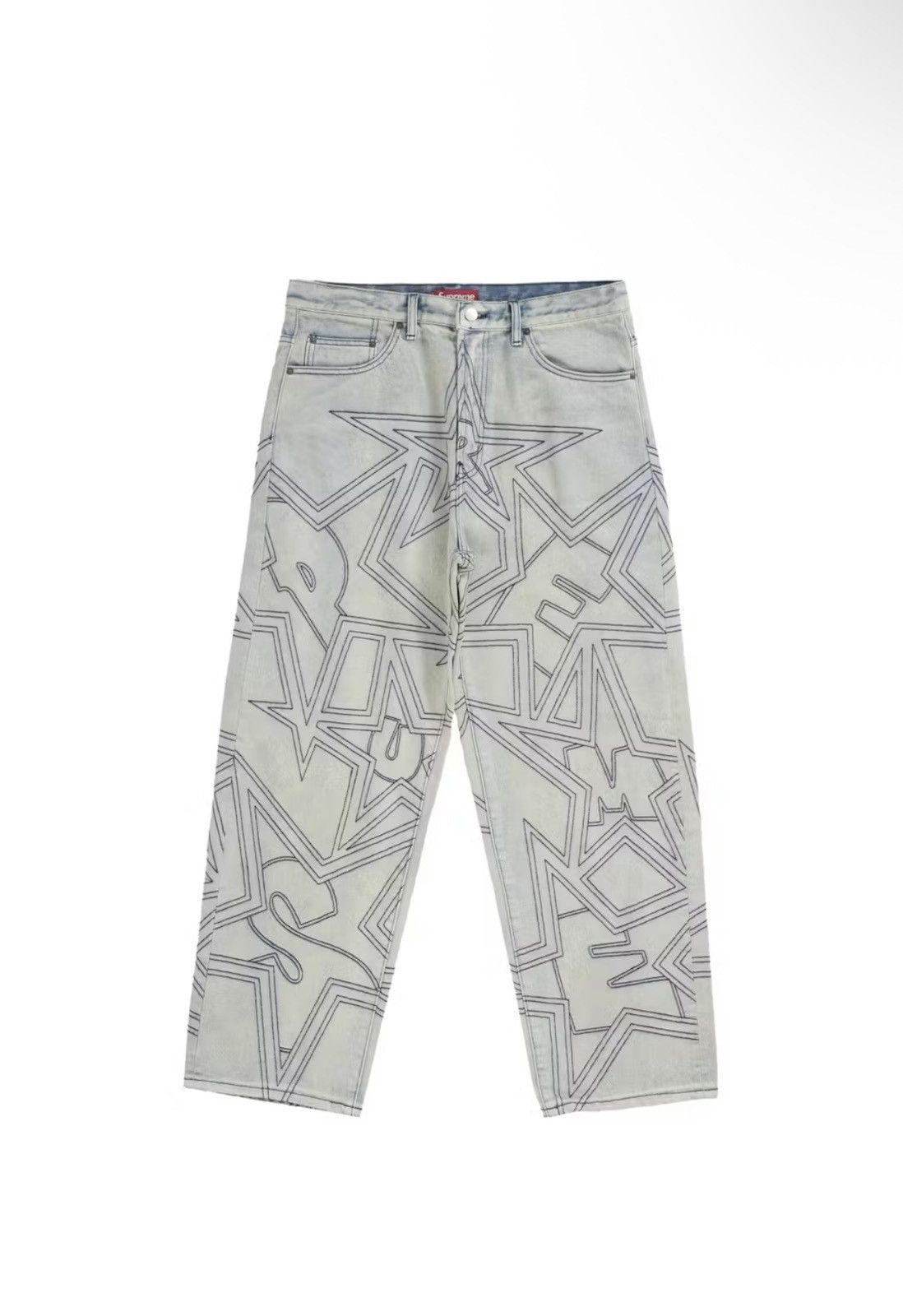 極美品　Supreme Regular Jean 32 スター　star 美品 Supreme スターロゴレギュラージーンズ 