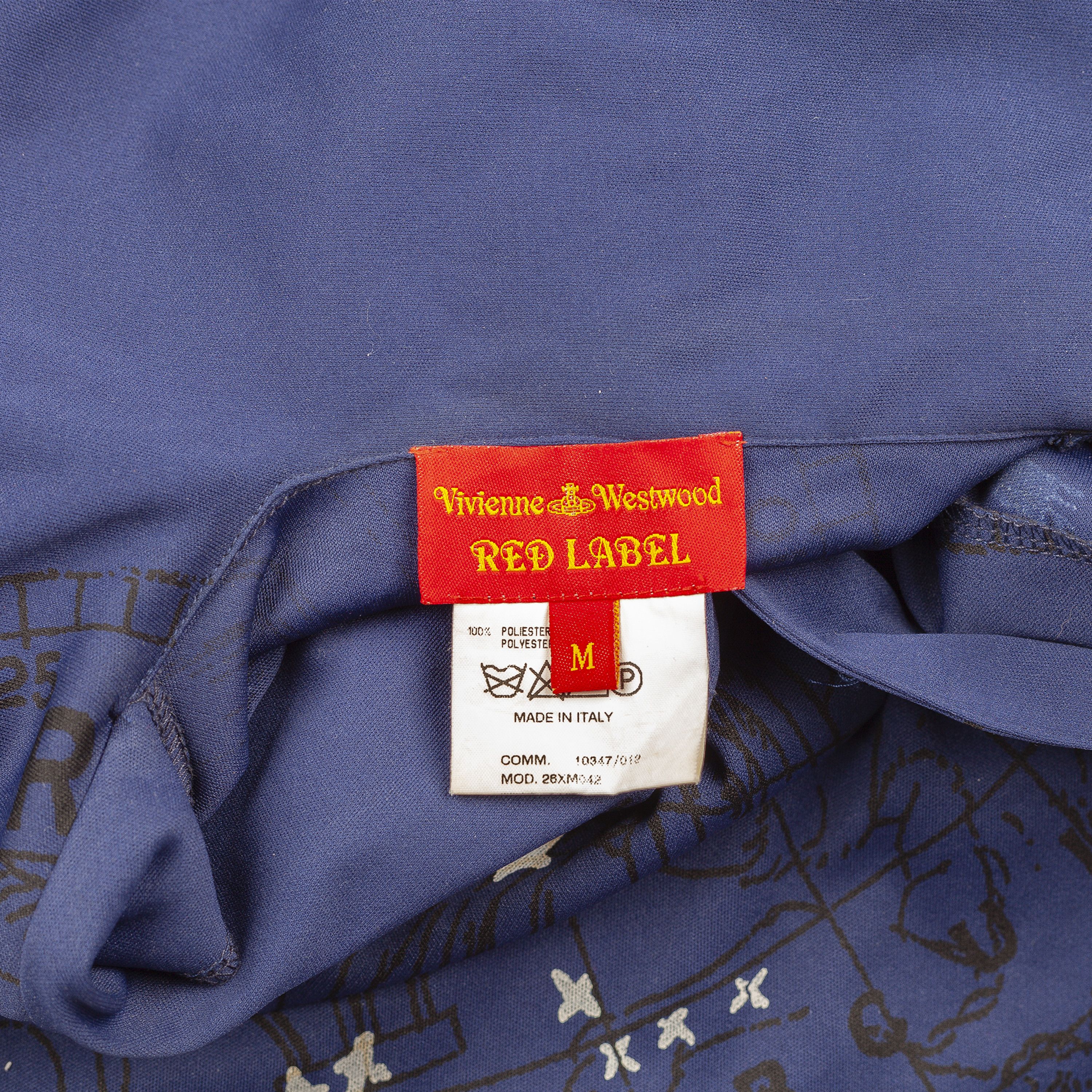 Vivienne Westwood Vivienne Westwood Red Label Zodiac Blue Shirt (M) Size M / US 6-8 / IT 42-44 - 4 Thumbnail