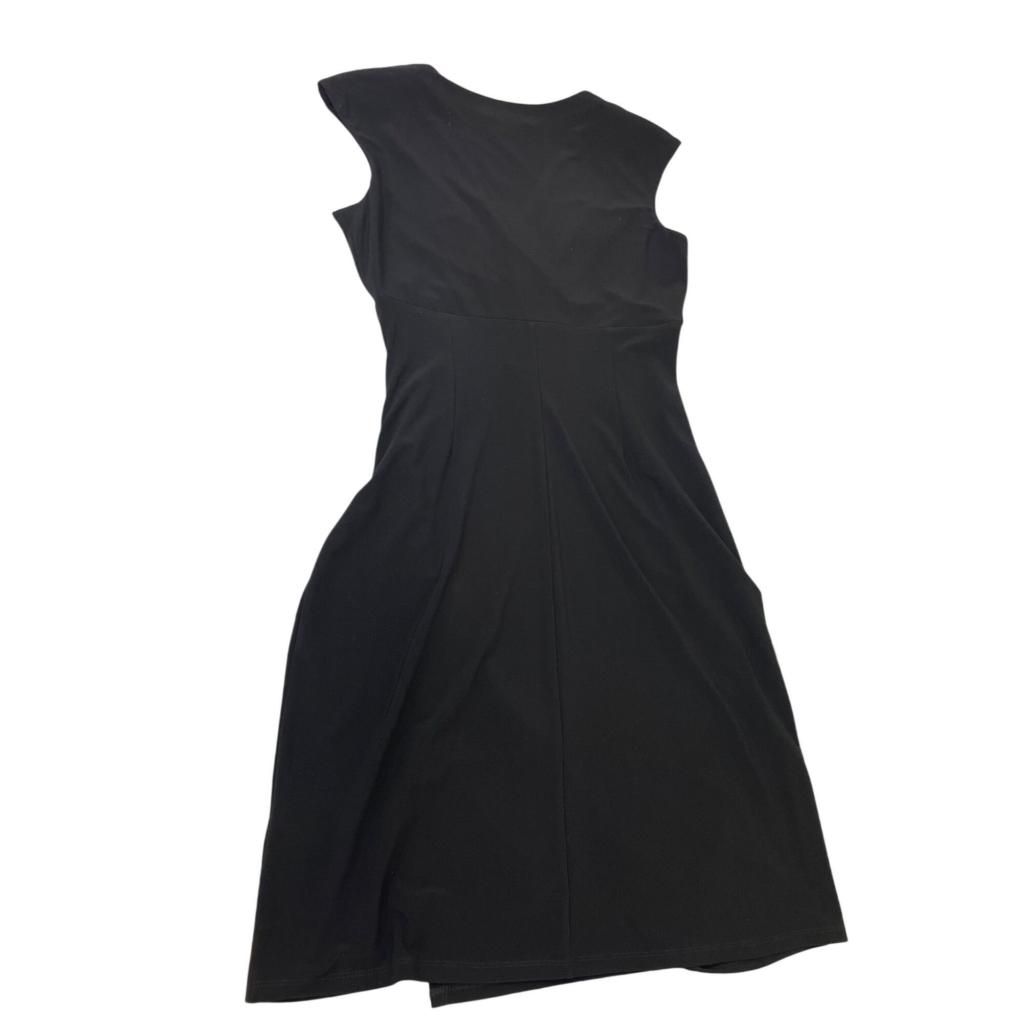 Lauren Ralph Lauren Lauren Ralph Lauren Womens Black Midi Cocktail Party Dress S Size M / US 6-8 / IT 42-44 - 8 Thumbnail