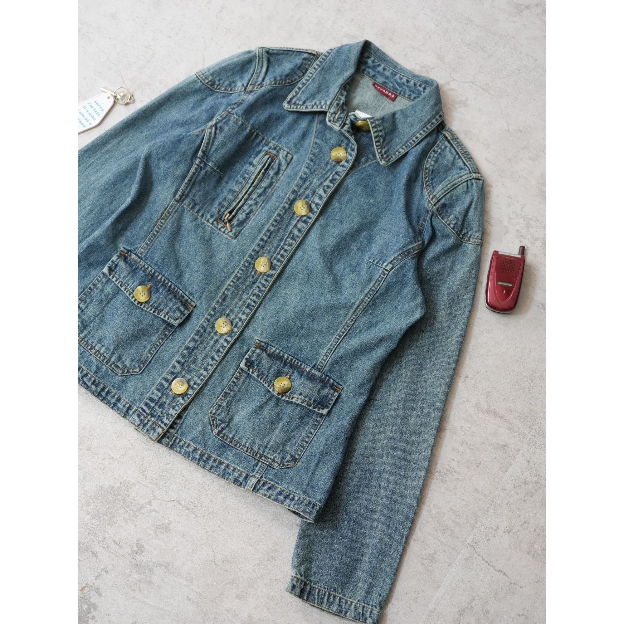 Other Vintage Nevada Denim Button Up Jacket Size US S / EU 44-46 / 1 - 2 Thumbnail