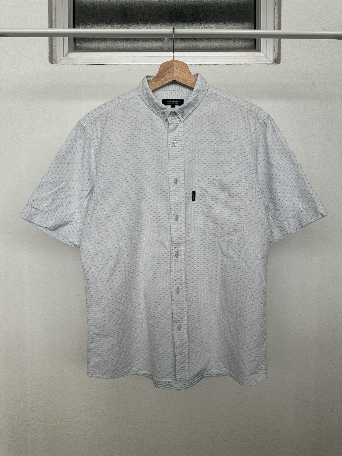 Burberry 00's Burberry Black Label Japan button up shirt Size US M / EU 48-50 / 2 - 6 Thumbnail