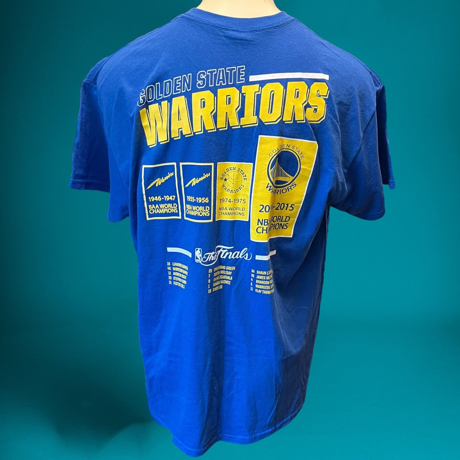 Gildan 2015 Golden State Warriors Shirt NBA The Finals Champions Size US XL / EU 56 / 4 - 5 Thumbnail