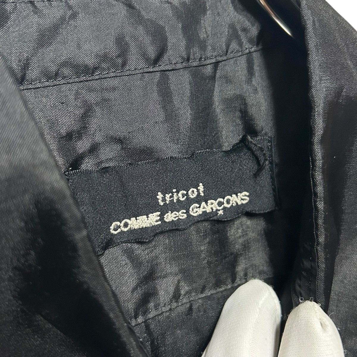 Comme des Garcons 562 Comme Des Garcons 90s asymmetry docking shirt vintage Size US L / EU 52-54 / 3 - 9 Thumbnail