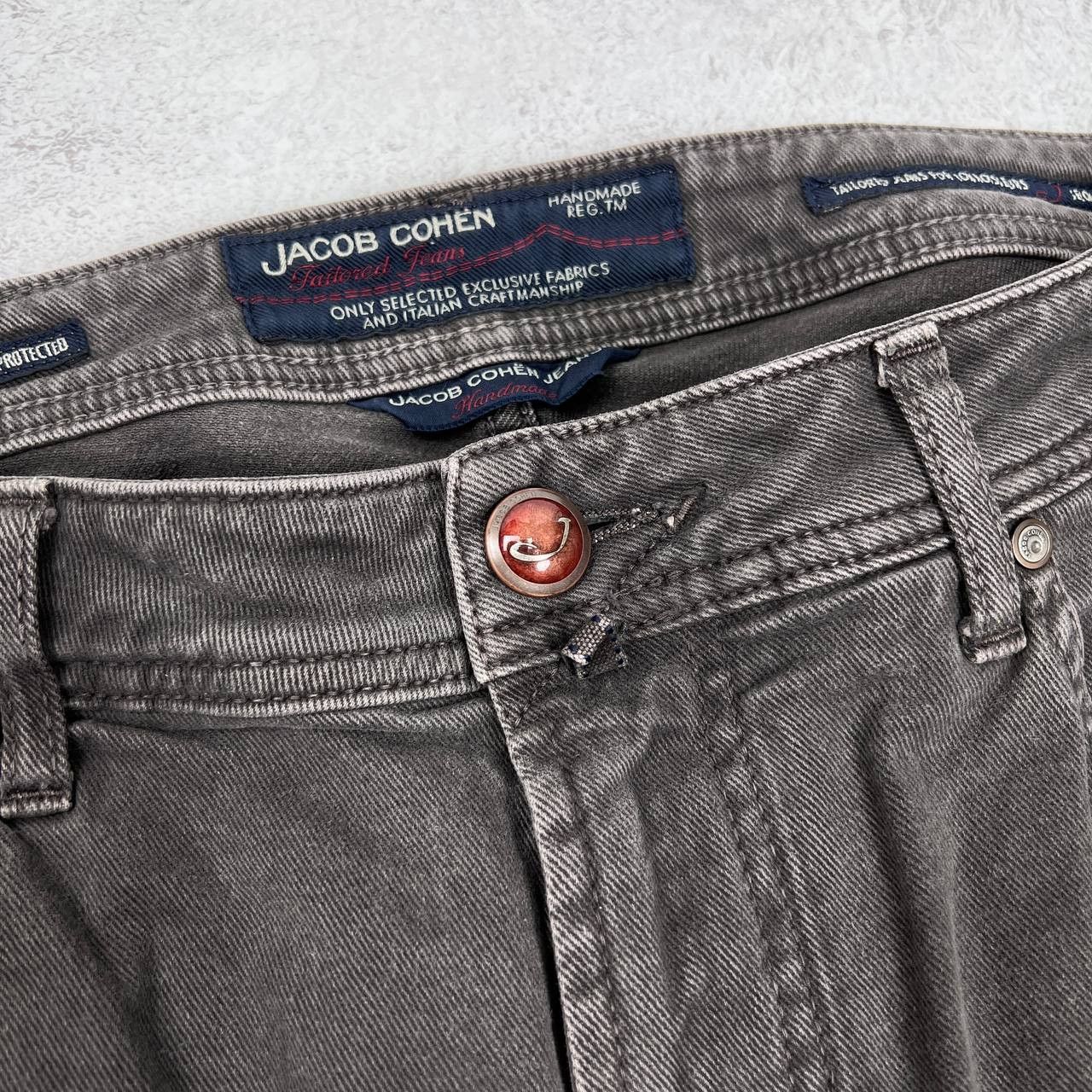 Jacob Cohen Jacob Cohen Men's Luxury Grey Jeans Pants Slim Fit Size US 36 / EU 52 - 7 Thumbnail