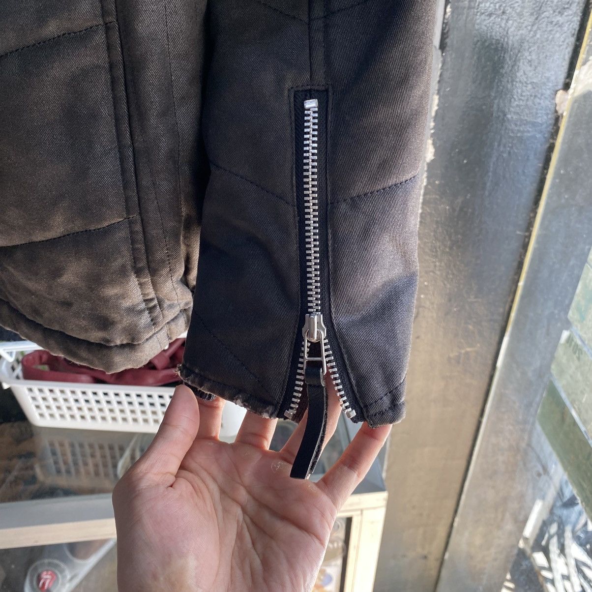 ABAHOUSE 2000s Abahouse - Wool Waxed Bikers Jackets Size US L / EU 52-54 / 3 - 9 Thumbnail