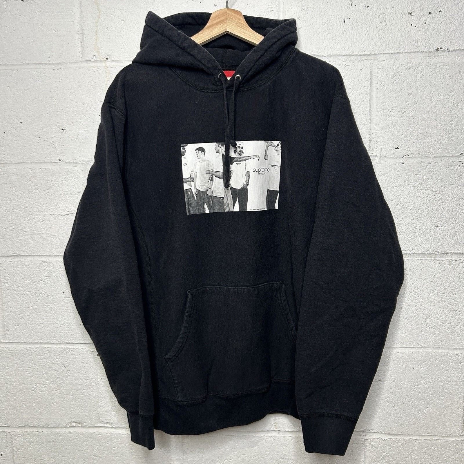 Supreme Supreme Classic Ad Hooded Sweatshirt “Black” SS19 Size US XL / EU 56 / 4 - 1 Thumbnail