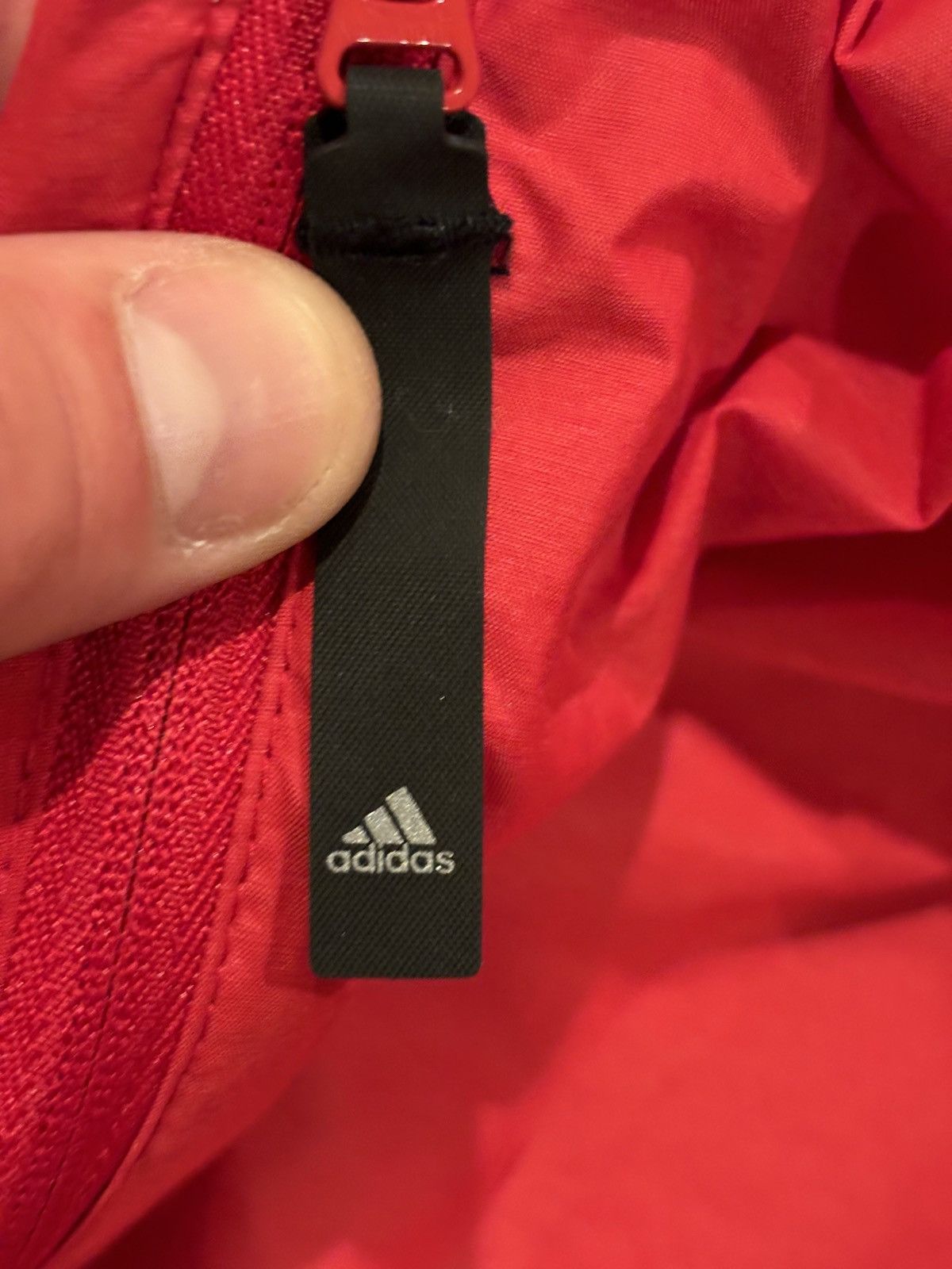 Adidas Adidas red windproof sweatpants medium Size US 30 / EU 46 - 5 Thumbnail