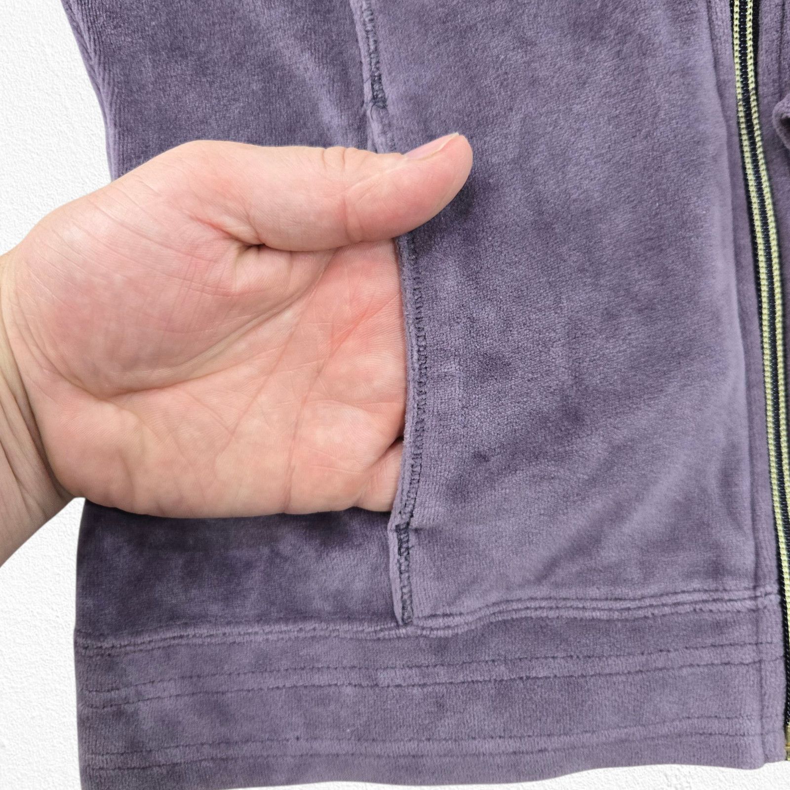 Puma Y2K Puma Purple Velour Track Jacket Size Medium Size M / US 6-8 / IT 42-44 - 4 Thumbnail