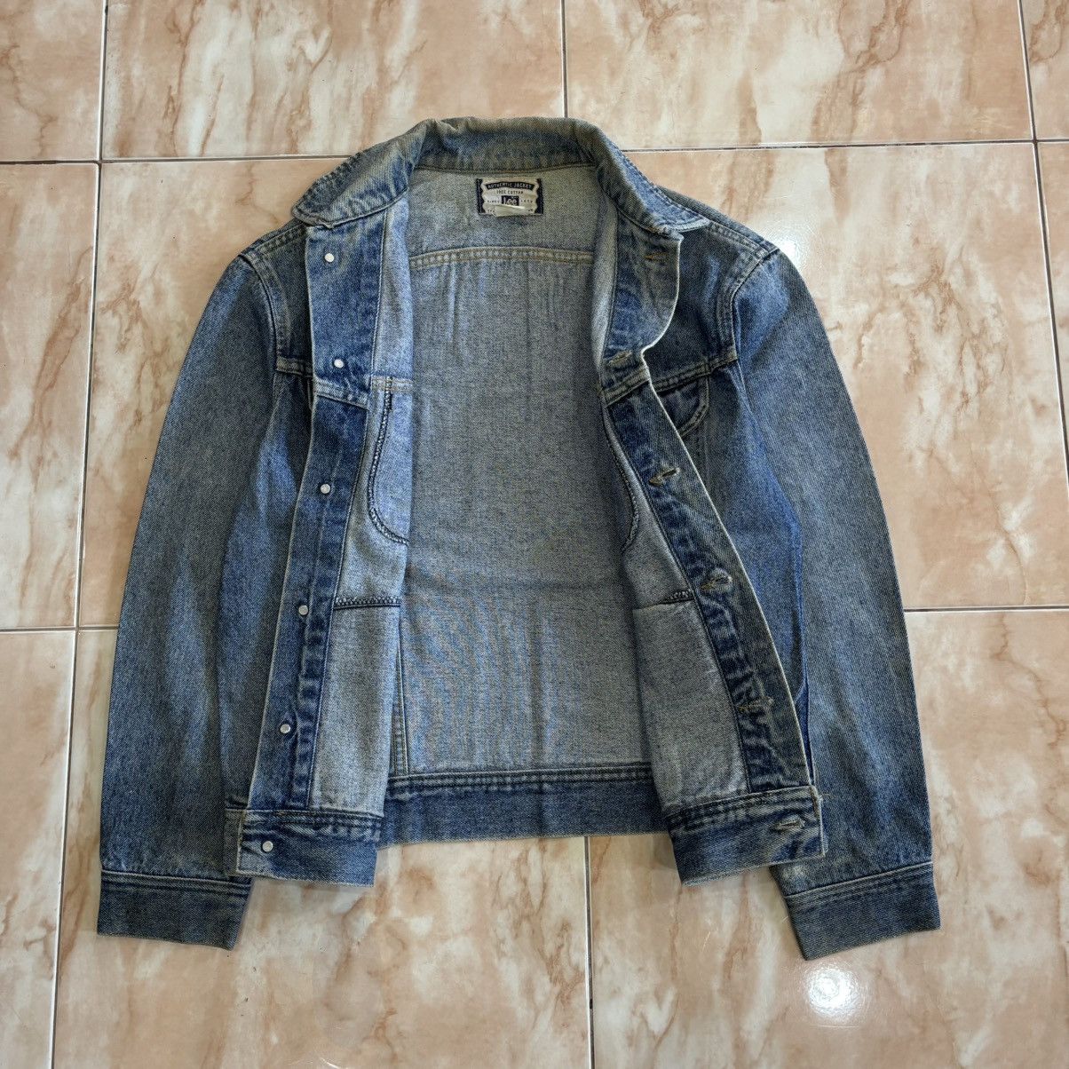 Lee LEE RAIDERS 1990’s ACID WASH DENIM TRUCKER JACKET Size US M / EU 48-50 / 2 - 2 Thumbnail