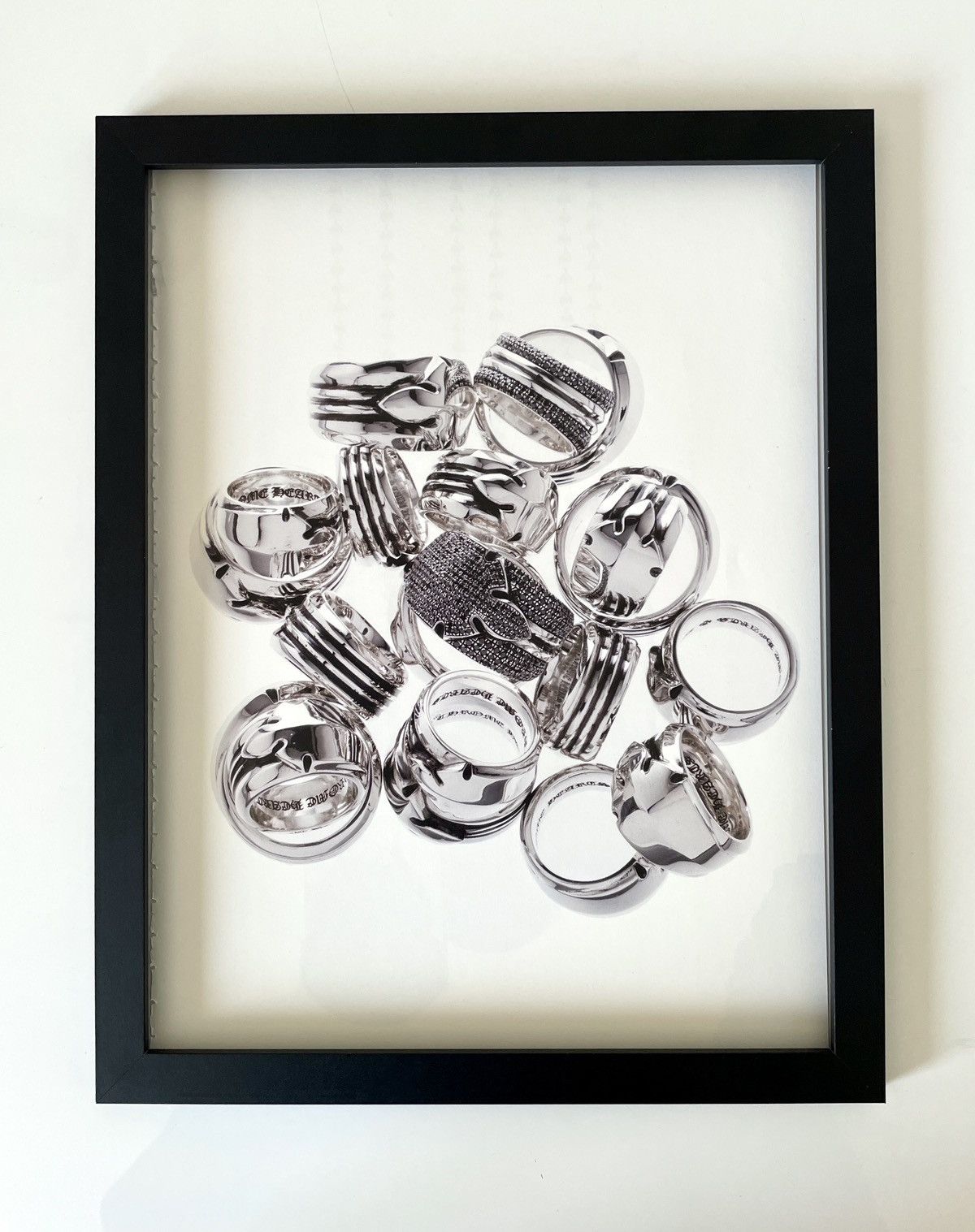 Chrome Hearts × Vintage Chrome Hearts Framed poster 9x11 Size ONE SIZE - 1 Thumbnail