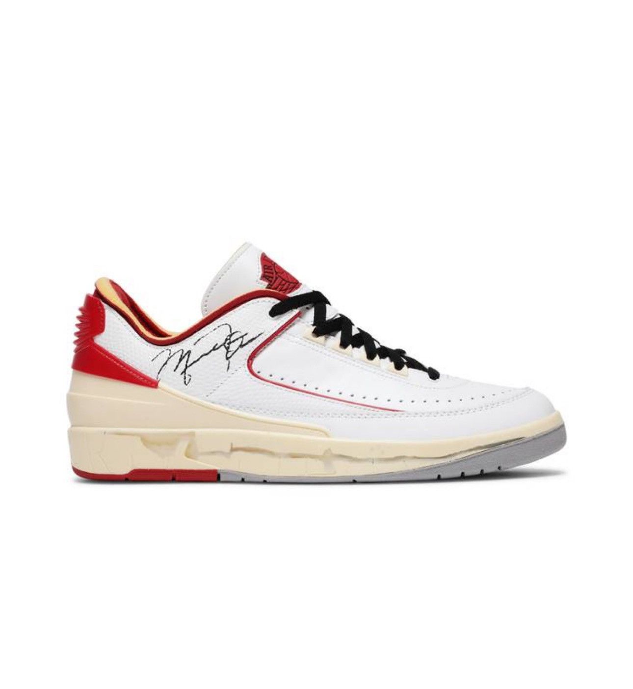 image of Nike x Off White Jordan 2 Shoes, Men's (Size 5)
