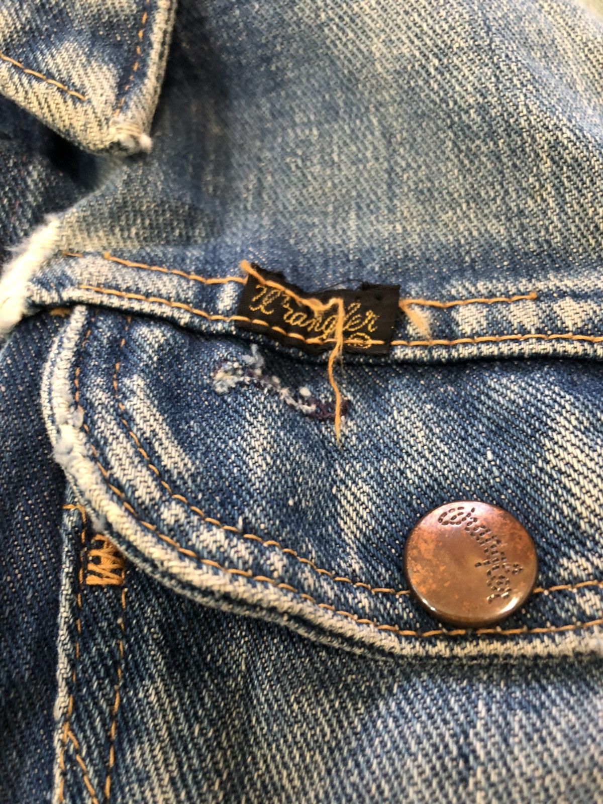 Vintage × Wrangler True vintage 70’s wrangler selvedge distressed denim Size US S / EU 44-46 / 1 - 13 Thumbnail