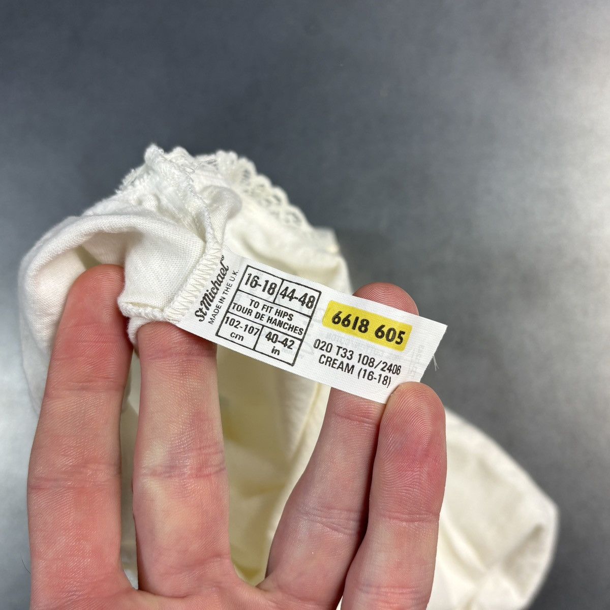 JCPenney × Vintage Lot of 10 1970s Underwear Vintage JC Penney White Cotton 70s Size ONE SIZE - 7 Thumbnail