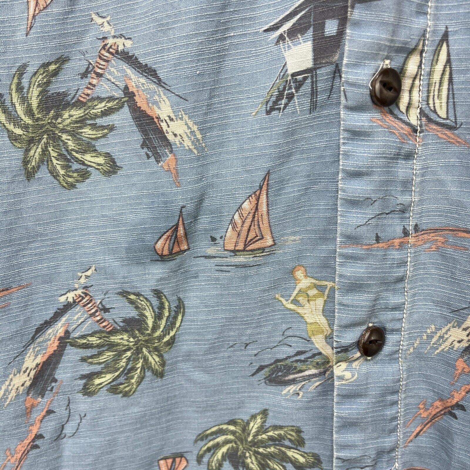 Tommy Bahama × Vintage Vintage Tommy Bahama Silk Button Up Island Modern Fit Small Size US S / EU 44-46 / 1 - 7 Thumbnail