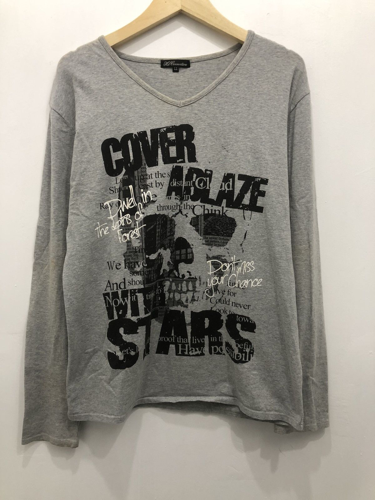 Hysteric Glamour Gothic Poem Skull LongSleeve Rock Punk Style Size US L / EU 52-54 / 3 - 1 Thumbnail