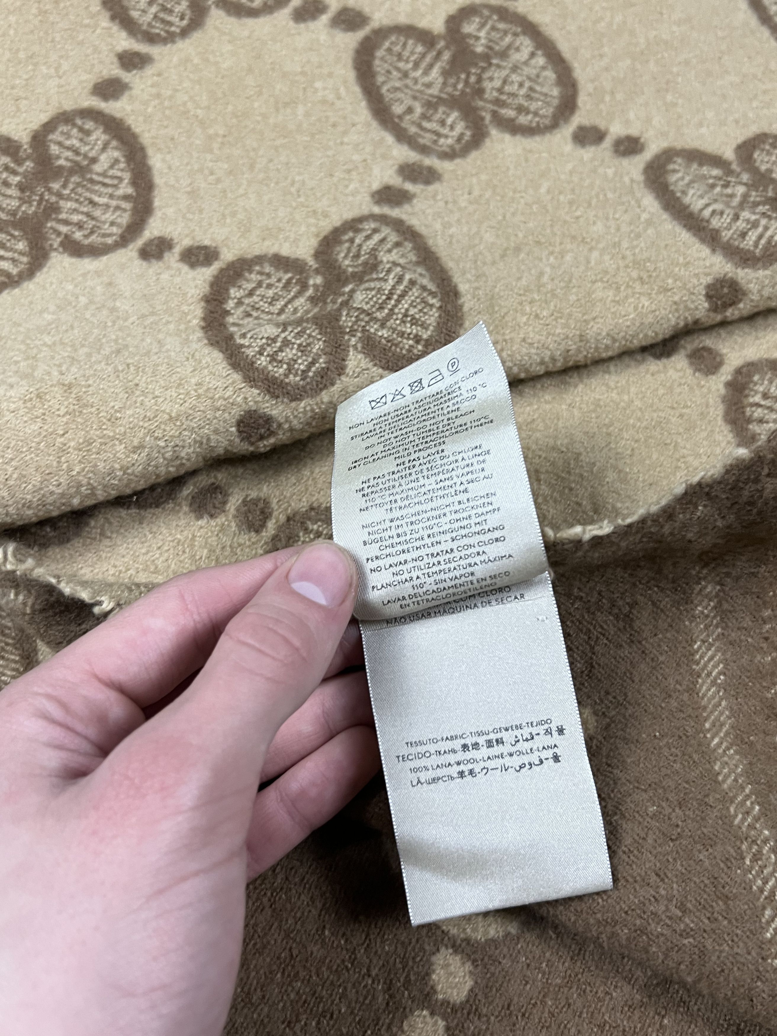 Gucci gucci monogram for women size 45x195 wool Size ONE SIZE - 4 Thumbnail