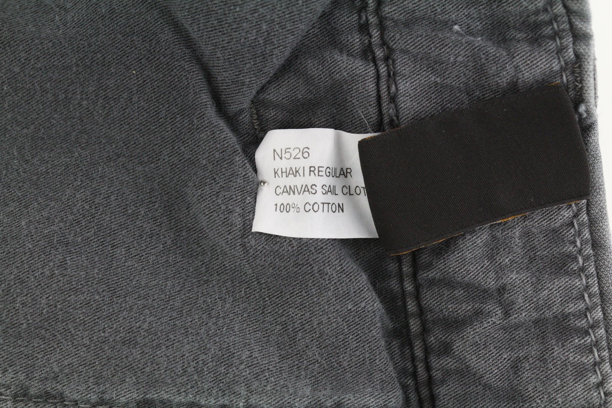 Nudie Jeans KHAKI REGULAR W30/L34 Canvas Sail Cloth Grey Trousers 82660 Size US 30 / EU 46 - 7 Thumbnail