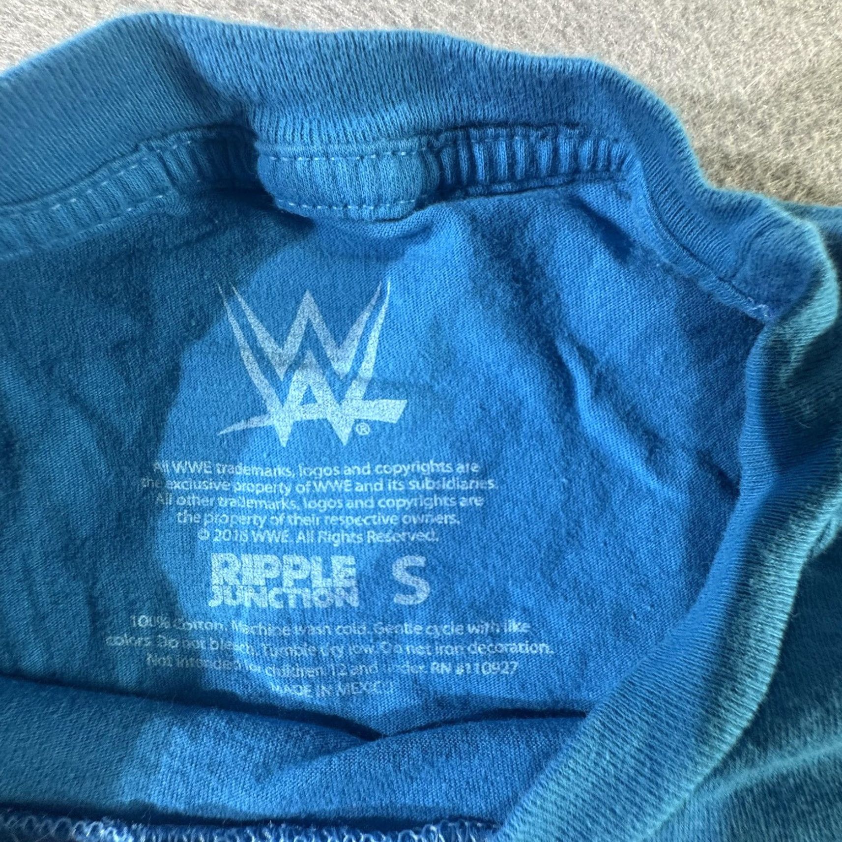 Ripple Junction WWE Shirt Mens Small Blue Realest Guys Graphic Tee Enzo Amore Big Cass NJ NY Size US S / EU 44-46 / 1 - 6 Thumbnail