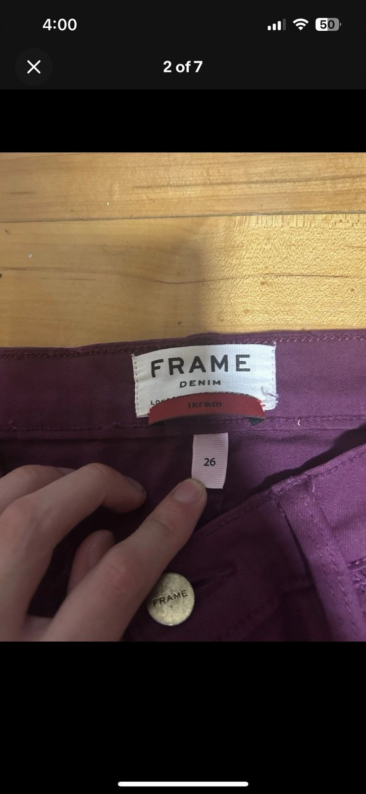 Frame Frame Denim Women's le Skinny Jeans Size 26 Size 26" / US 2 / IT 38 - 2 Thumbnail