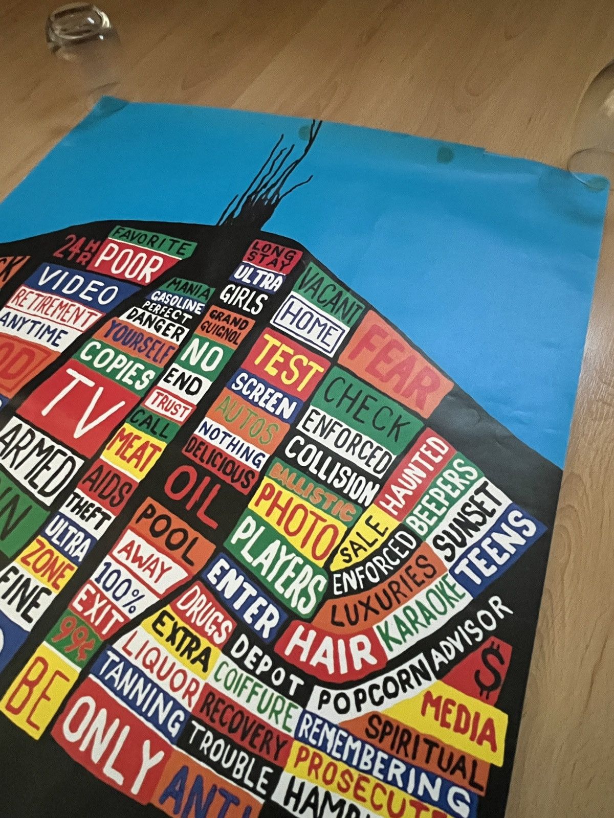 Vintage Radiohead - Hail to the Thief vintage poster (2003) Size ONE SIZE - 3 Thumbnail