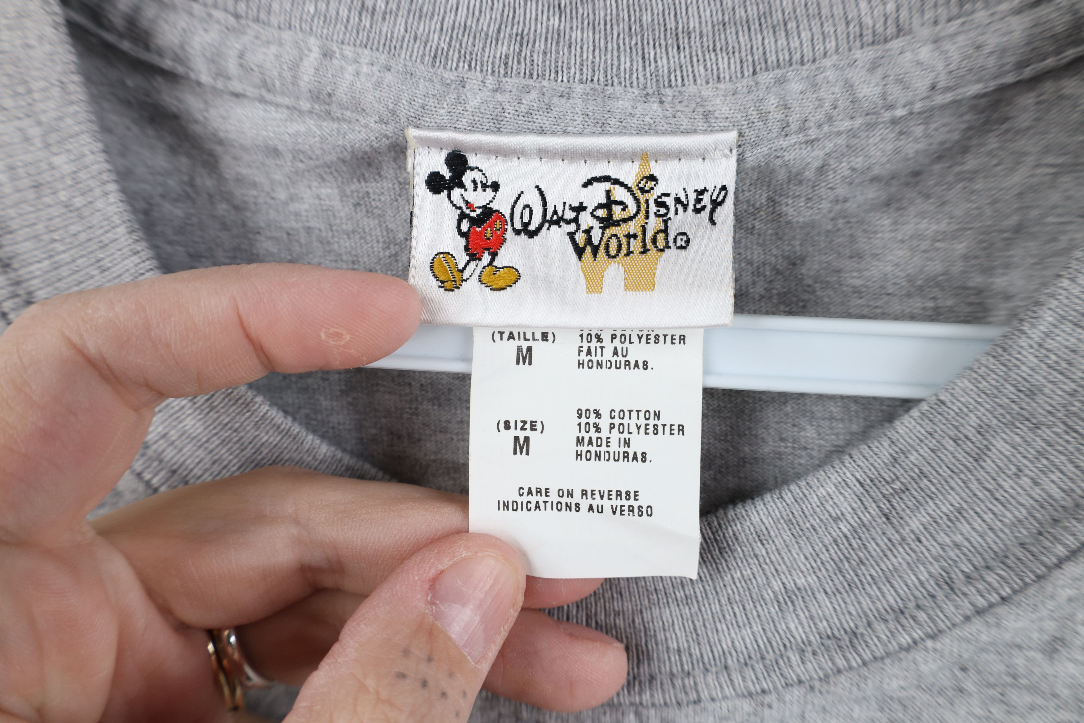 Disney Vintage 90s Walt Disney World Dig It Volleyball T-Shirt Gray Size M / US 6-8 / IT 42-44 - 8 Thumbnail