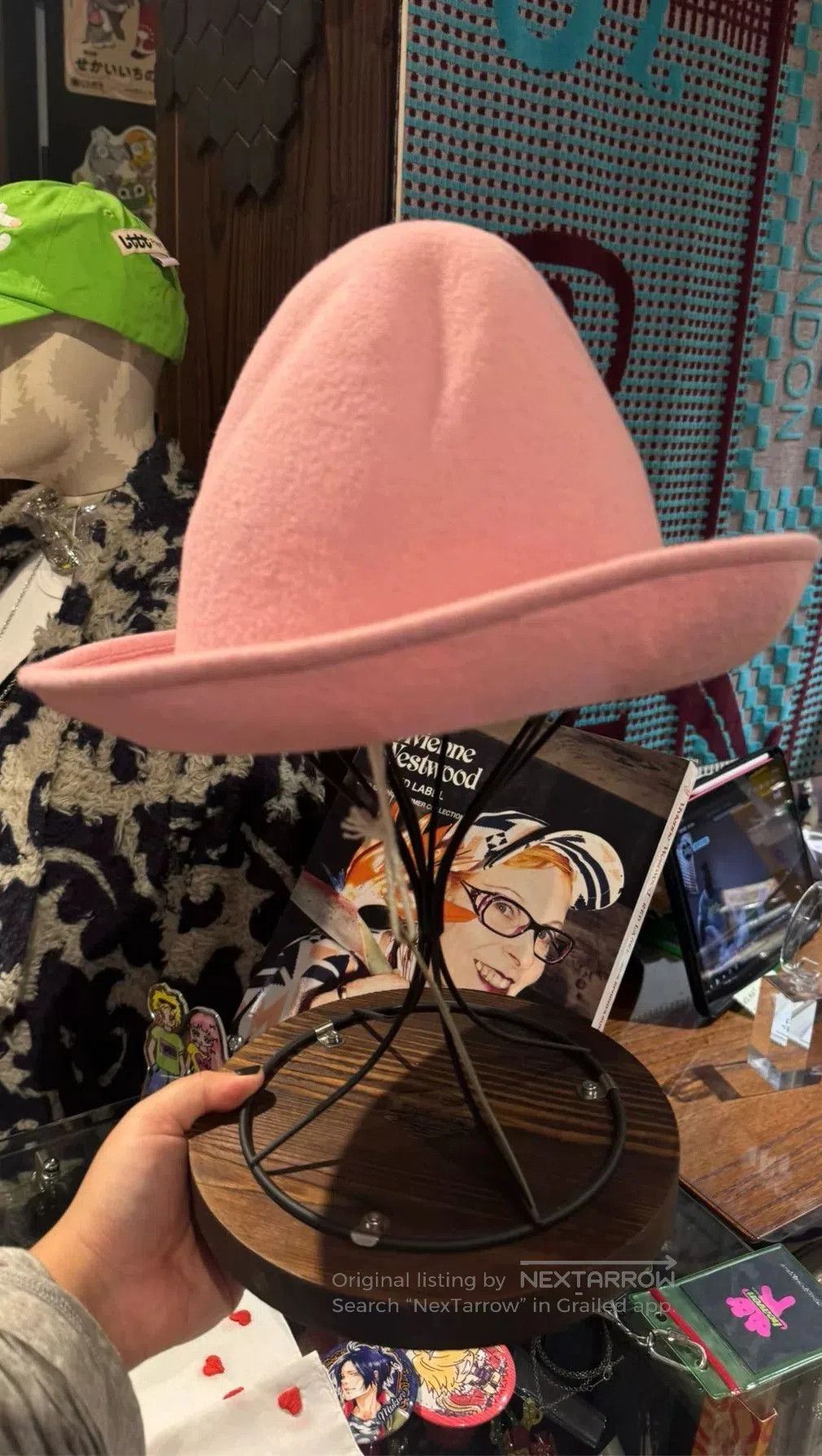 Vivienne Westwood vivienne westwood pink wool mountain hat. Size ONE SIZE - 4 Thumbnail