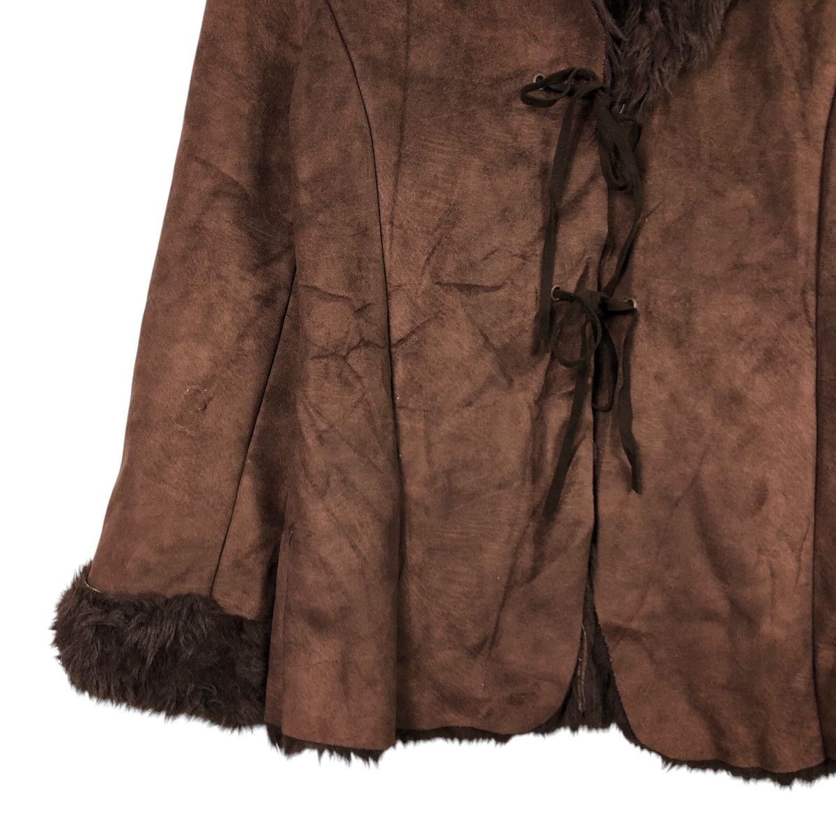Japanese Brand Archive Style Brown Faux Shearling Jacket Issey Miyake Size US M / EU 48-50 / 2 - 5 Thumbnail