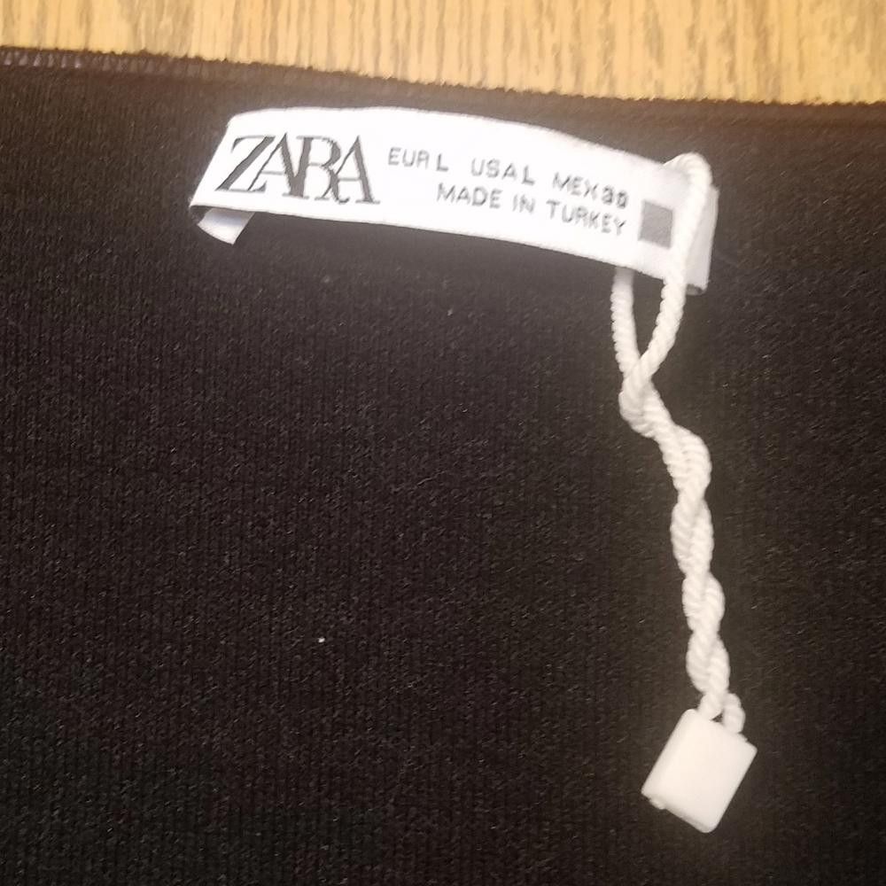 Zara Zara Black Sleeveless Bodysuit Size Large Size ONE SIZE - 3 Thumbnail