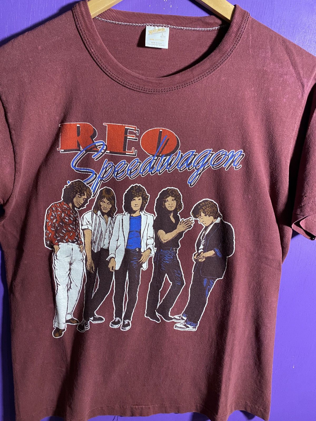 Band Tees Vintage 1981 REO Speedwagon hifi tour tee Size US M / EU 48-50 / 2 - 3 Thumbnail