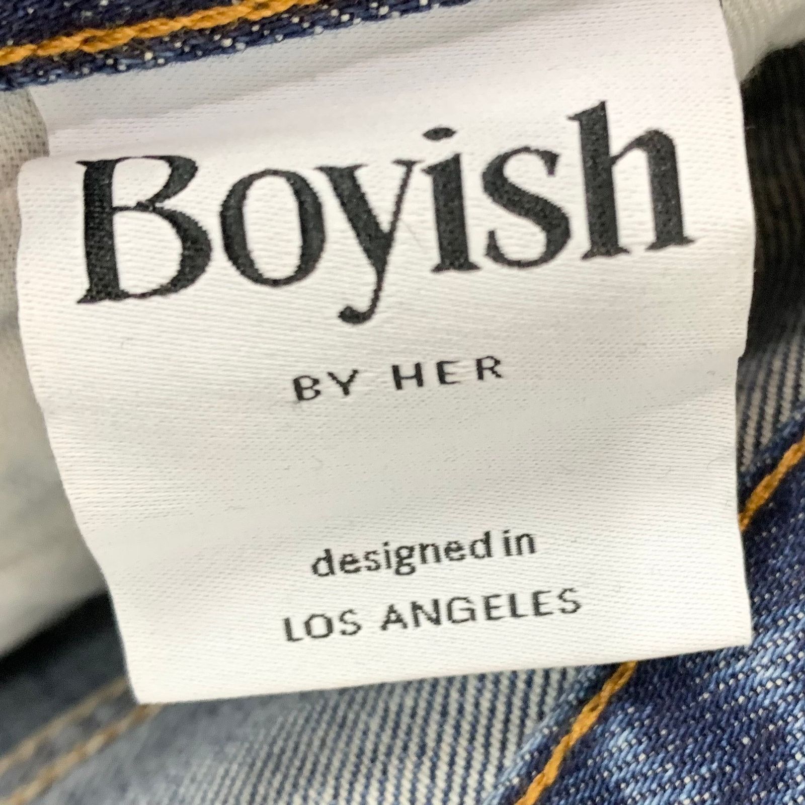 Boyish Boyish Tommy High Rise Straight Denim Jeans Button Fly 25 Size 25" / US 0 / IT 36 - 5 Thumbnail