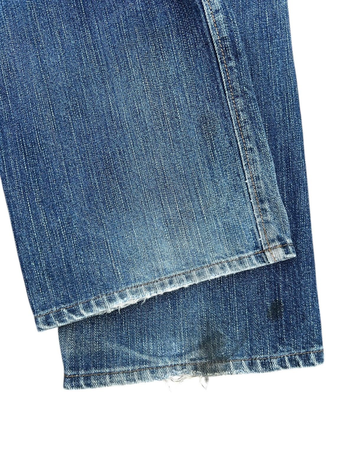 Kapital Trashed Vintage Edwin 505z Selvedge Denim Jeans Size US 30 / EU 46 - 15 Thumbnail