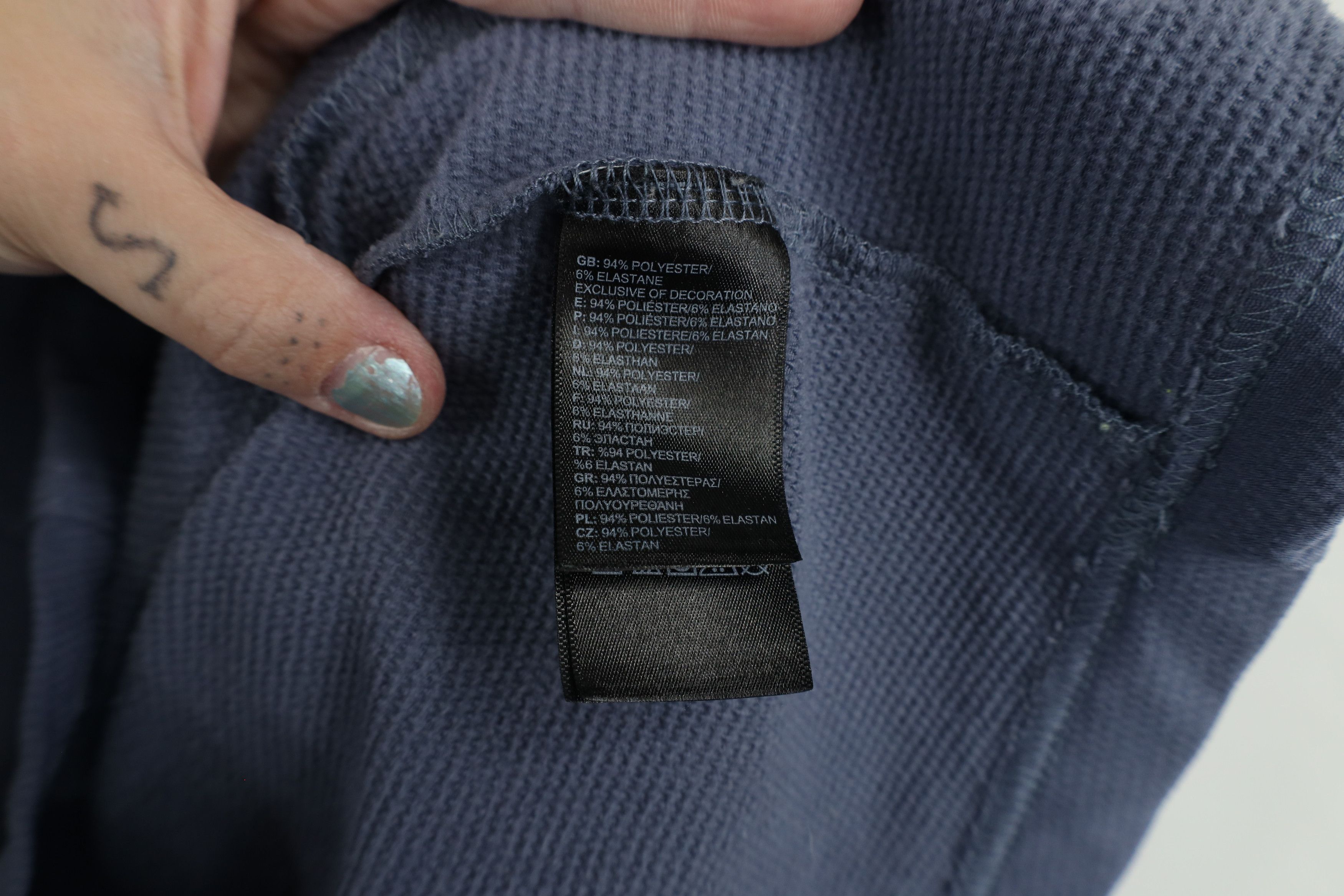 The North Face × Vintage The North Face Tekno Ridge Half Zip Hooded Jacket Blue Size L / US 10 / IT 46 - 9 Thumbnail