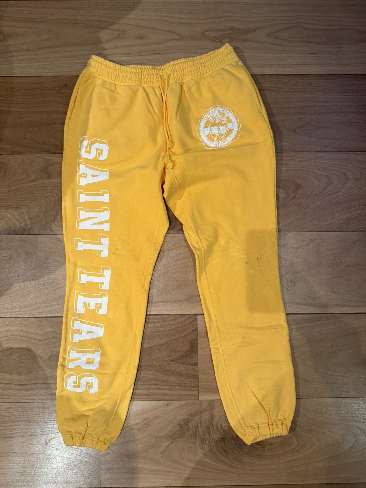 DENIM TEARS × Saint Michael Saint Michael x Denim Tears Yellow Sweatpants XL Size US 36 / EU 52 - 1 Thumbnail