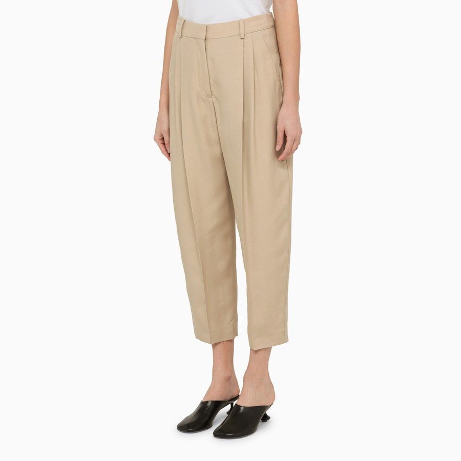 Stella McCartney o1d2blof1024 Pant in Beige Size 28" / US 6 / IT 42 - 3 Thumbnail