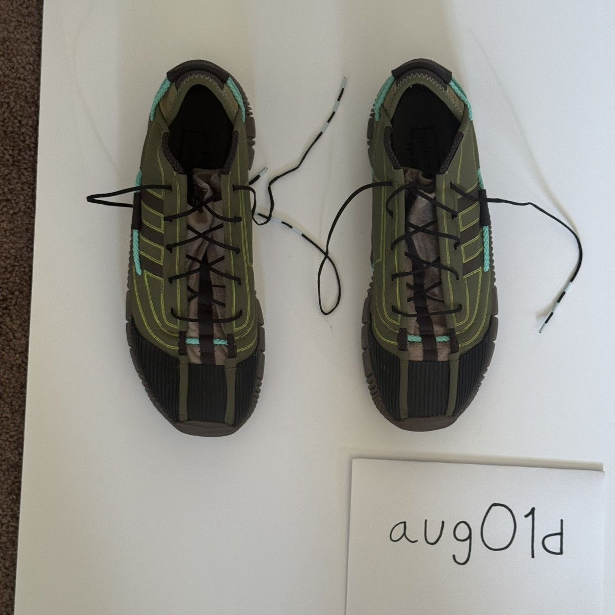 Adidas × Craig Green CRAIG GREEN X ADIDAS GREEN SCUBA PHORMAR Size US 12 / EU 45 - 2 Thumbnail