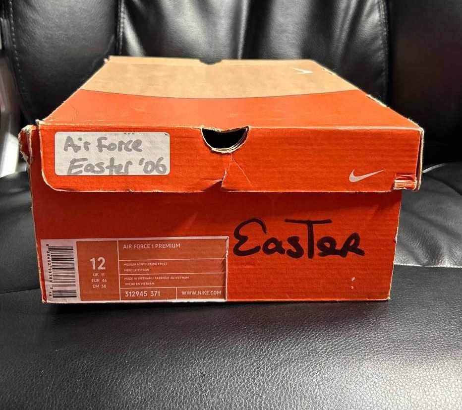 Nike Nike AF1 Easter 2006 10M Used Size US 12 / EU 45 - 7 Thumbnail