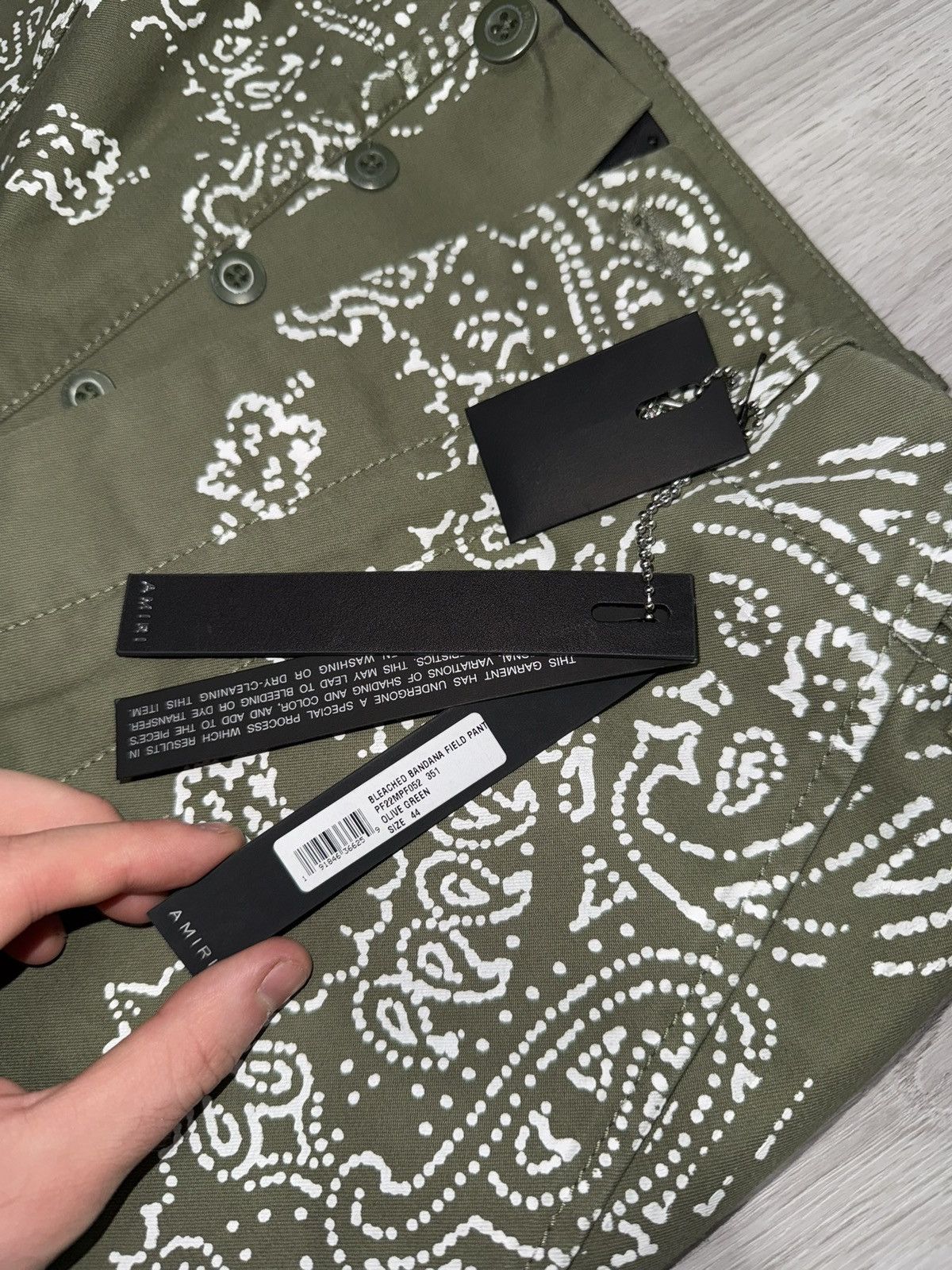Amiri Amiri Baggy Bandana Pants Size US 30 / EU 46 - 6 Thumbnail
