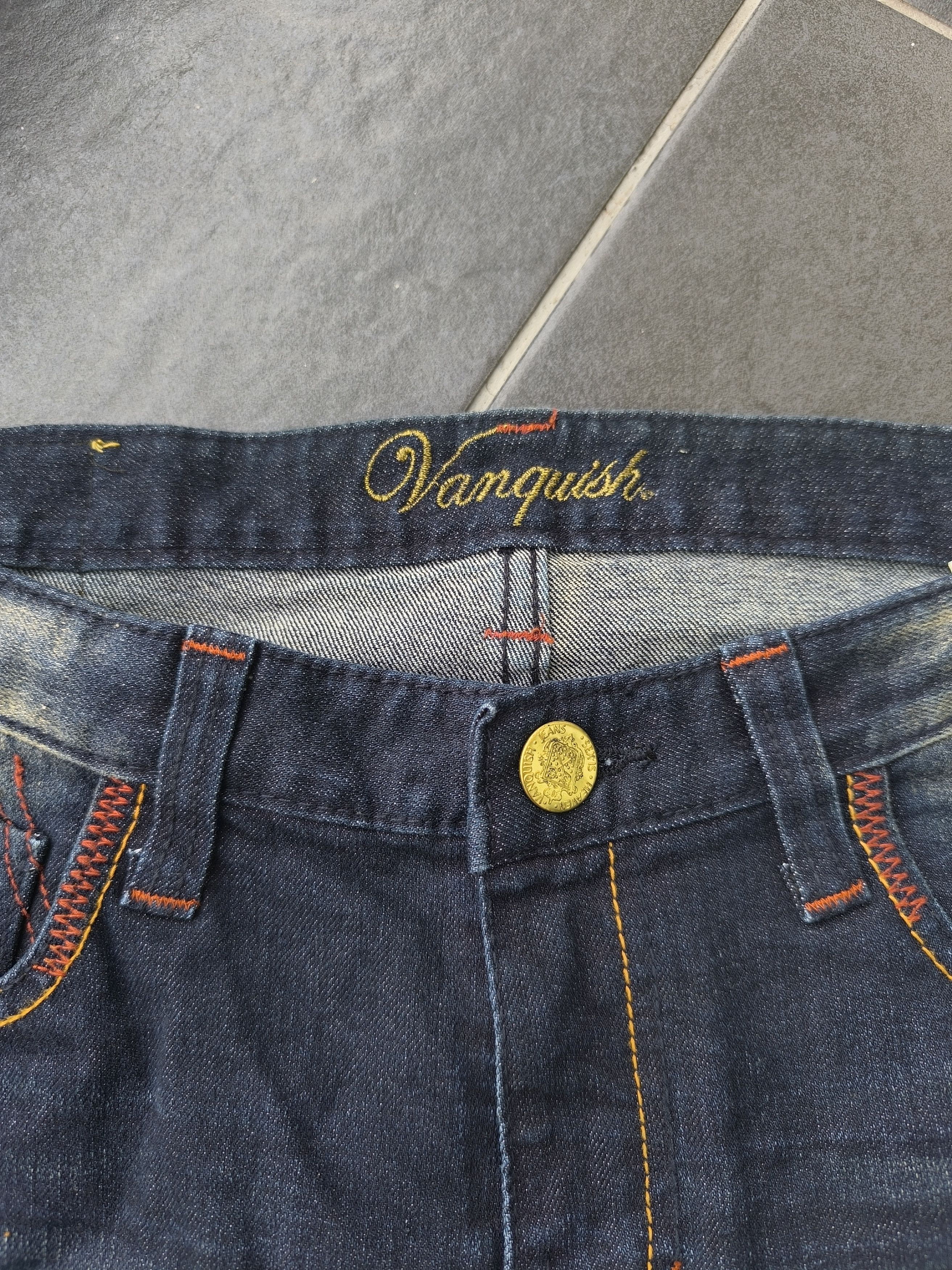 Japanese Brand × Vanquish × Vintage NOS VANQUISH GOLD JEANS Size US 34 / EU 50 - 3 Thumbnail