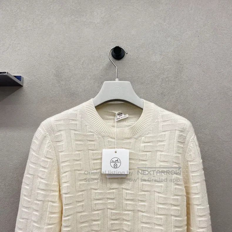 Hermes Hermes Beige Sweater Size XS / US 0-2 / IT 36-38 - 4 Thumbnail