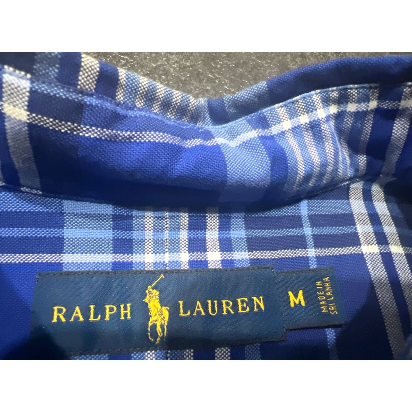 Ralph Lauren Ralph Lauren Shirt Men Button-Up Plaid Blue Long Sleeve M Size US M / EU 48-50 / 2 - 5 Thumbnail