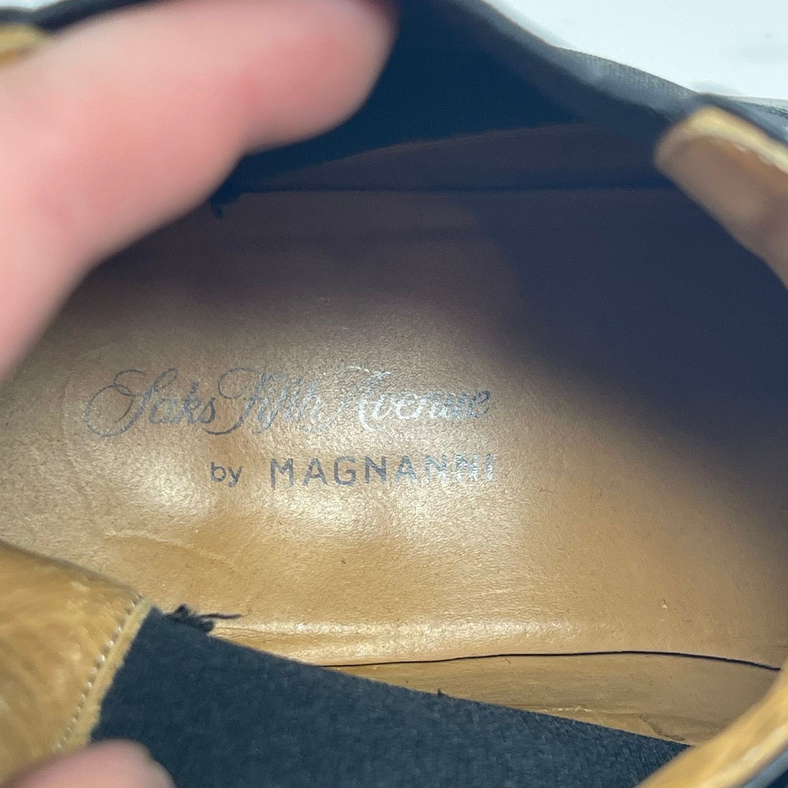 Magnanni Magnanni Men's Java Black Leather Chelsea Boots sz 10.5 Size US 10.5 / EU 43-44 - 3 Thumbnail