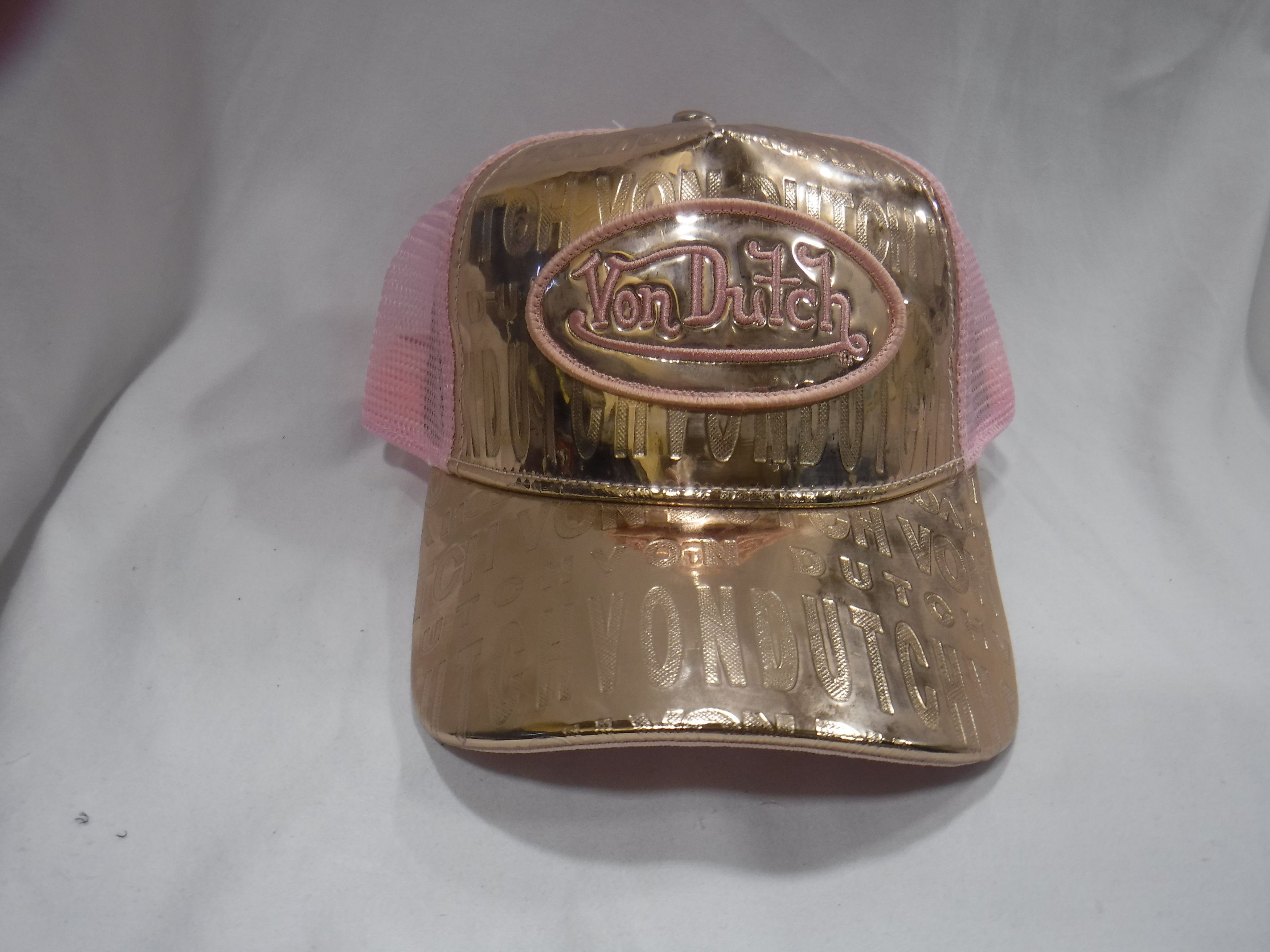 Von Dutch Von Dutch Rose Gold Hat (VH47) Size ONE SIZE - 1 Thumbnail